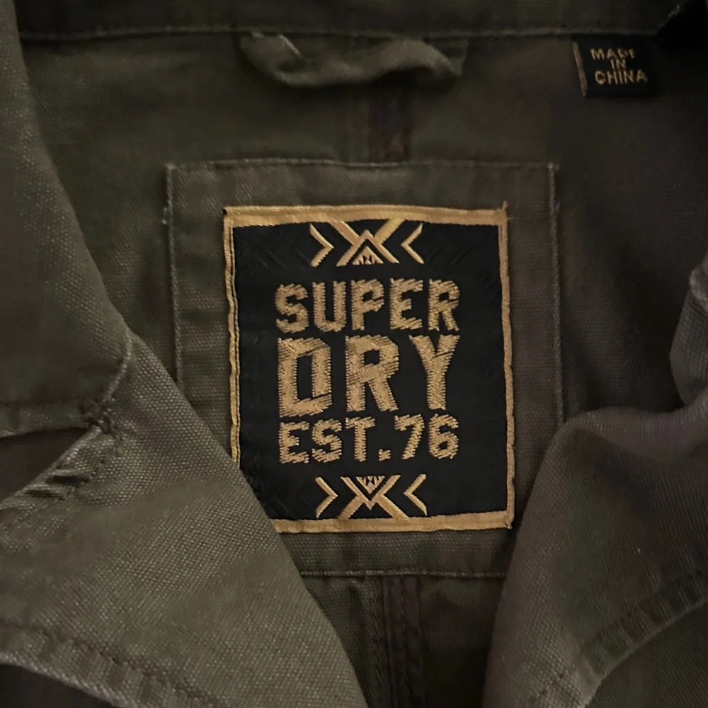 Superdry Olive Green Utility Jacket - Picture 2 of 4